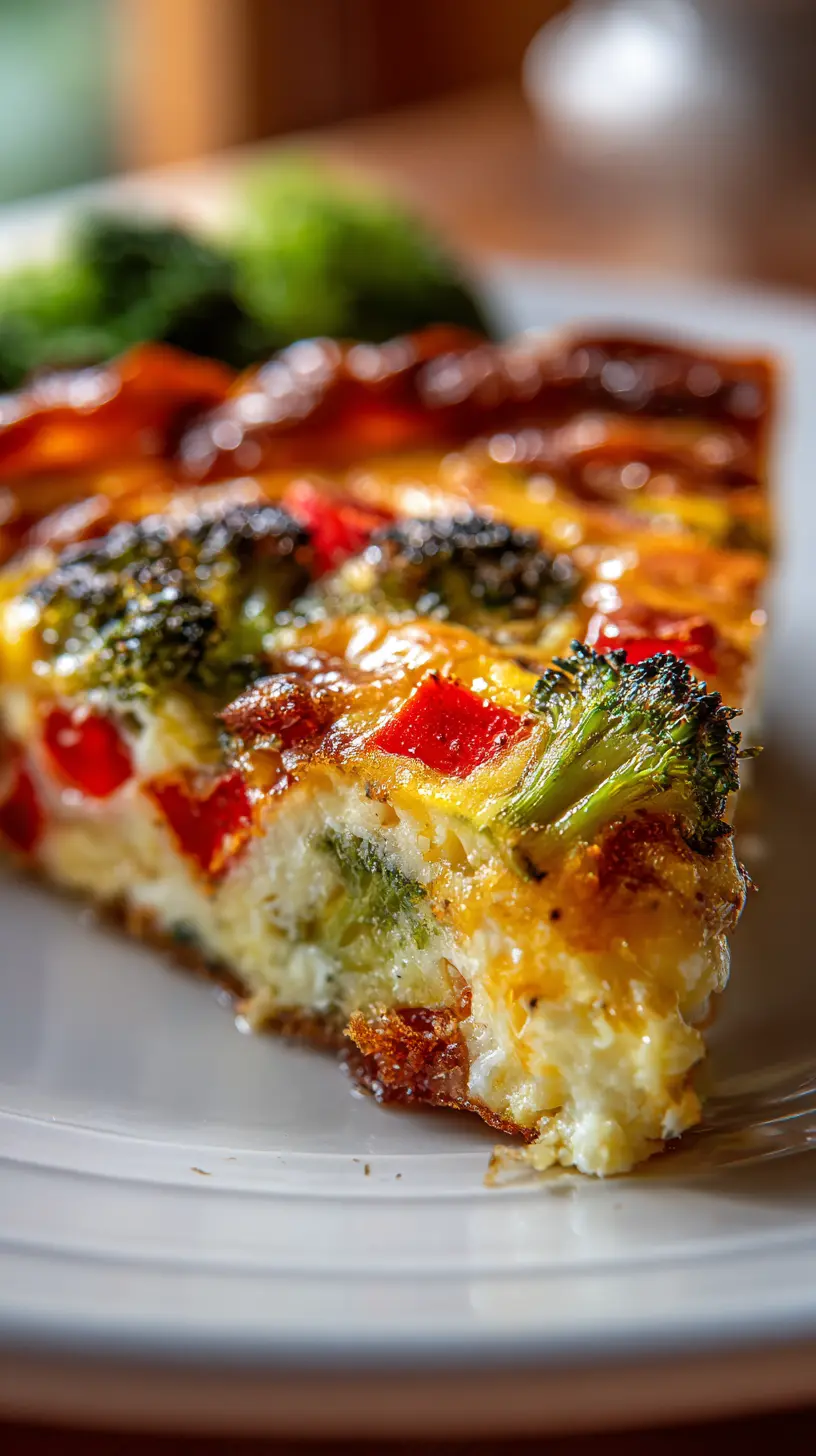 Step-by-step preparation of Easy Crustless Garden Vegetable Quiche (crustless garden vegetable quiche)