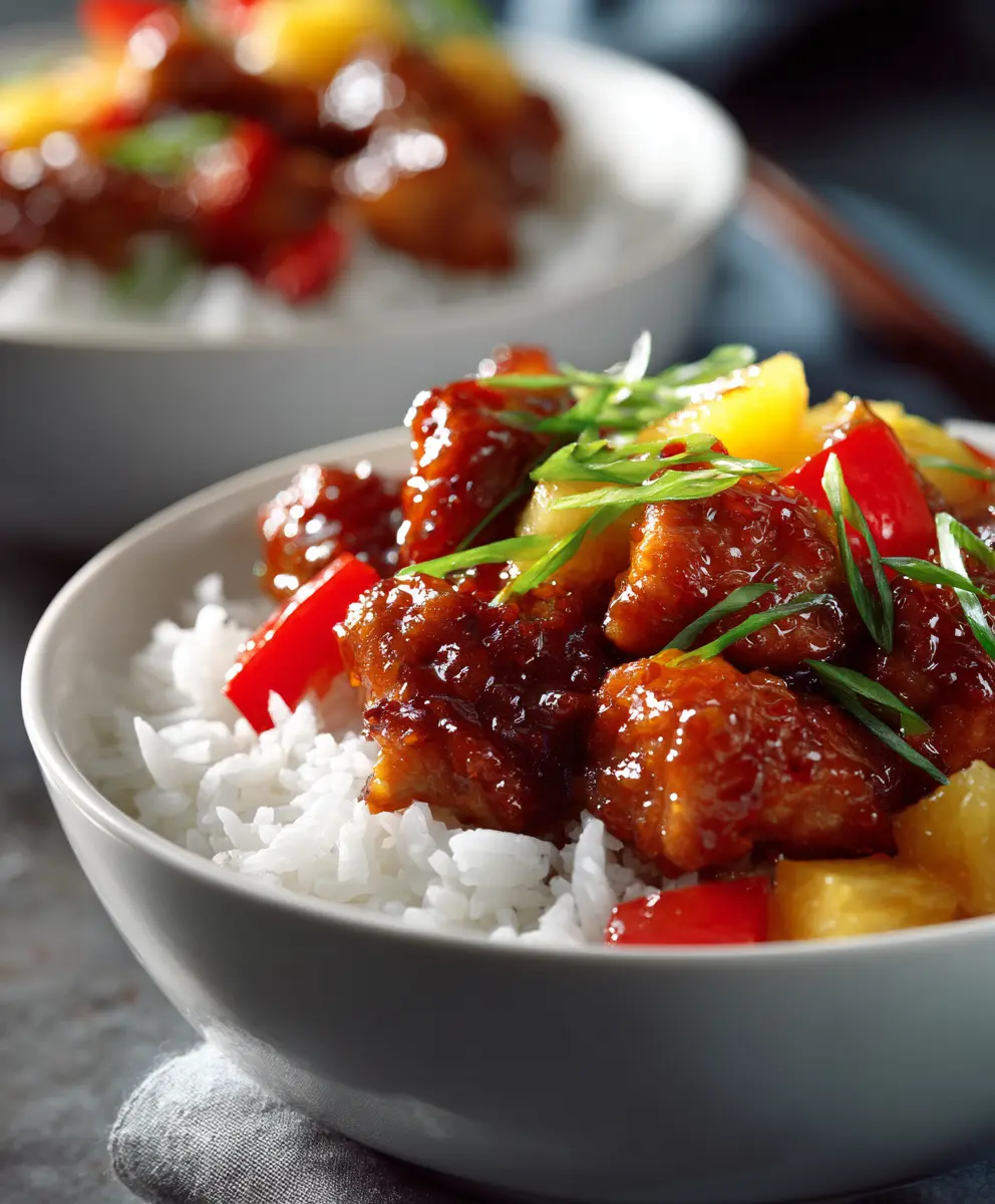 Easy Hawaiian Huli Huli Chicken Bowls — homemade Huli Huli Chicken Bowls recipe