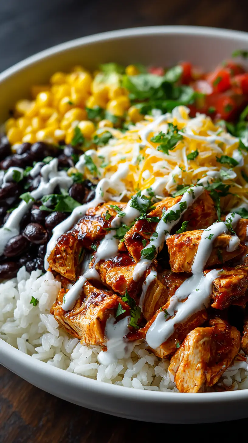 Step-by-step preparation of Easy Homemade Chicken Burrito Bowl (Chicken Burrito Bowl)