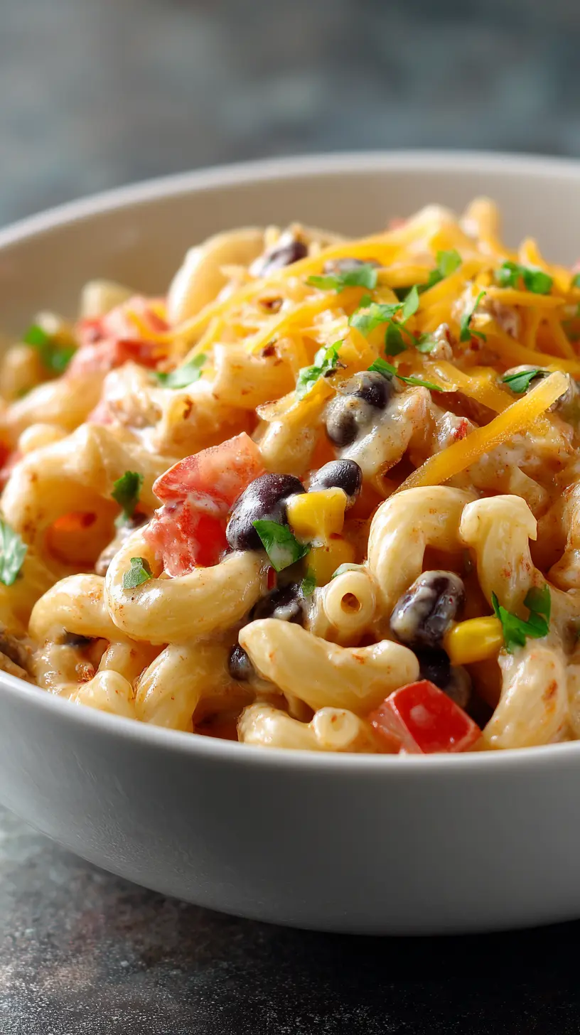 Step-by-step preparation of Easy Mexican Macaroni Salad (Crowd-Pleasing Side Dish) (Mexican Macaroni Salad)