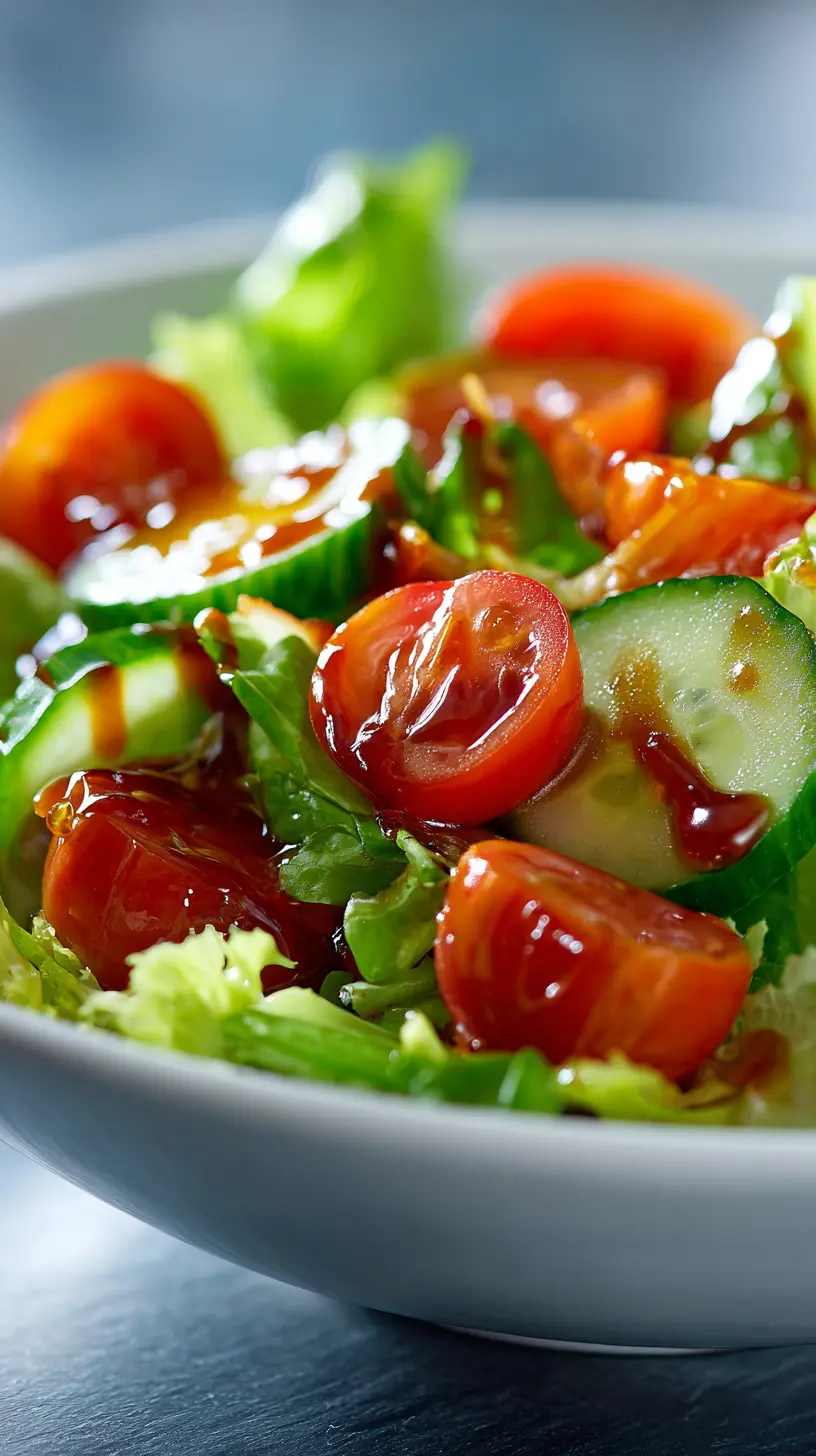 Step-by-step preparation of Fresh Spring Mix Salad with Zesty Dressing (Fresh Spring Mix Salad)