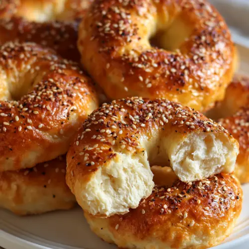 Golden Viral Cottage Cheese Bagels — homemade cottage cheese bagels recipe