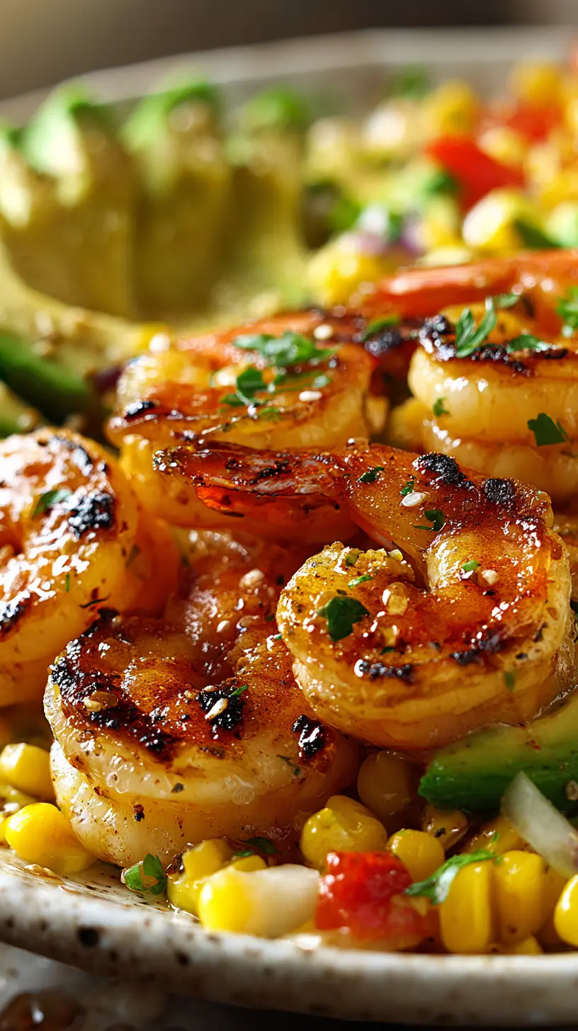 Step-by-step preparation of Grilled Shrimp Bowls with Corn Salsa (Grilled Shrimp Bowls with Corn Salsa)
