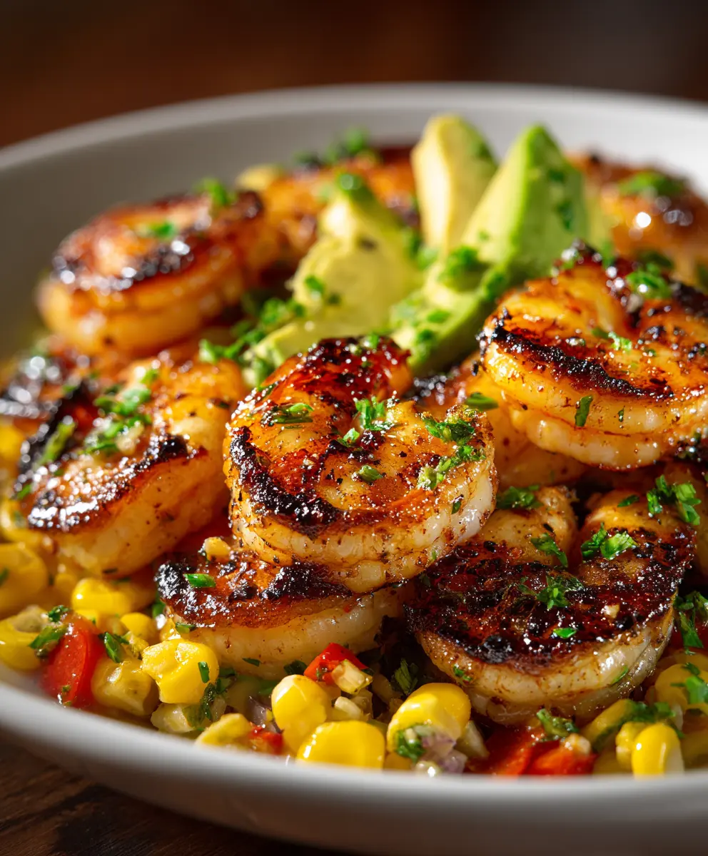 Grilled Shrimp Bowls with Corn Salsa — homemade Grilled Shrimp Bowls with Corn Salsa recipe