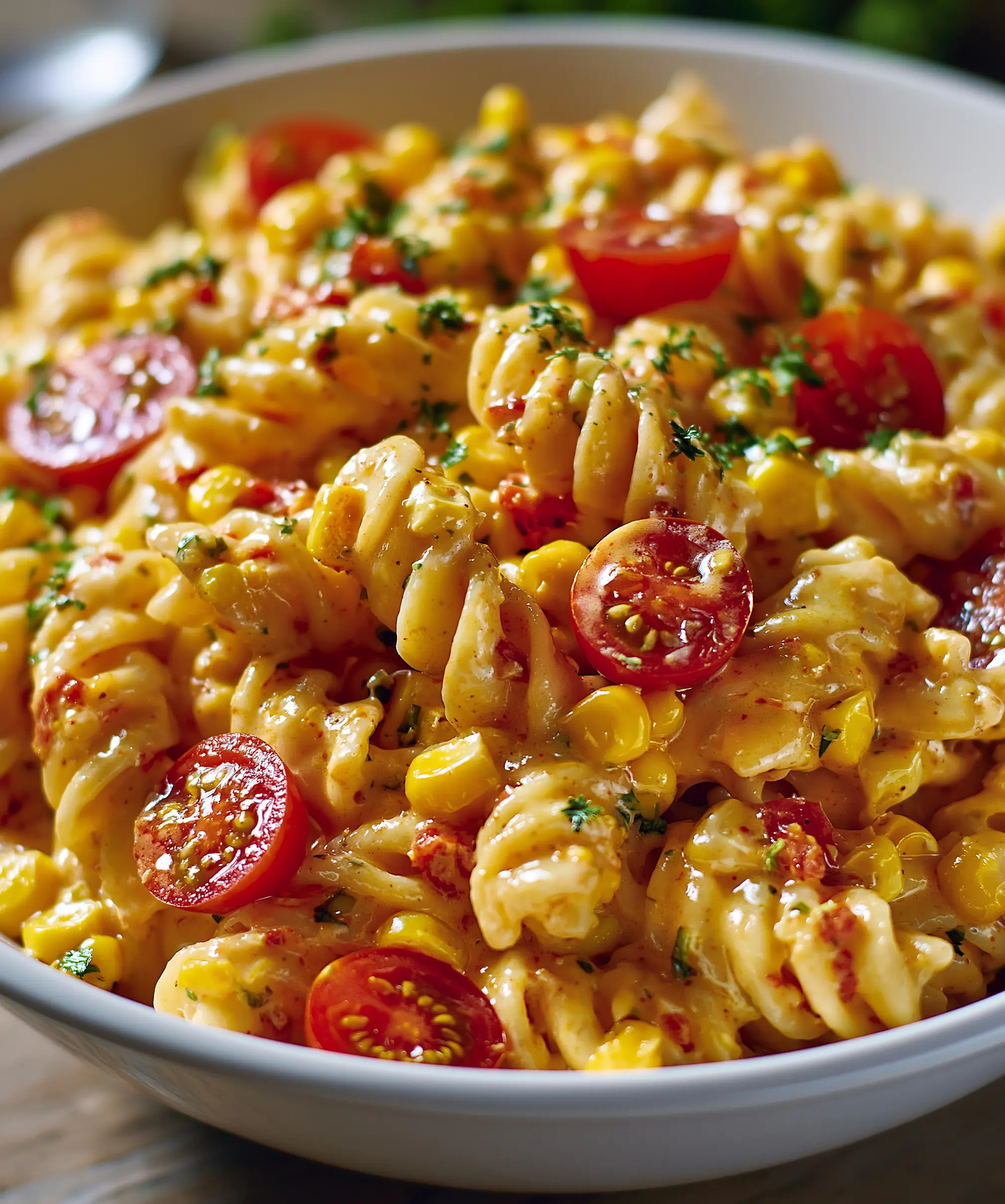 Healthy Mexican Street Corn Pasta Salad (Quick & Easy) — homemade Mexican Street Corn Pasta Salad recipe