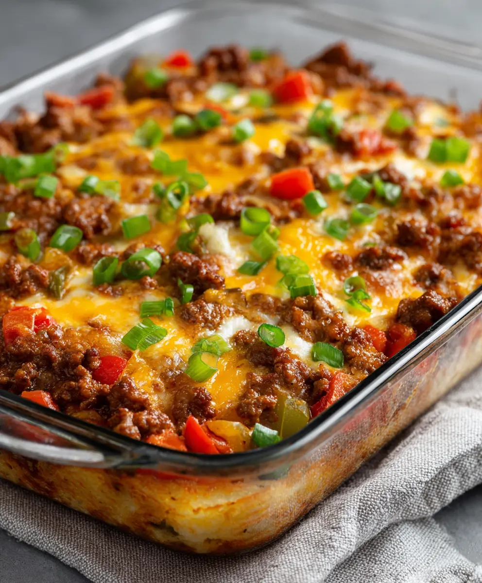 Hearty Hobo Casserole with Ground Beef for Cozy Family Dinners — homemade Hobo Casserole with Ground Beef recipe