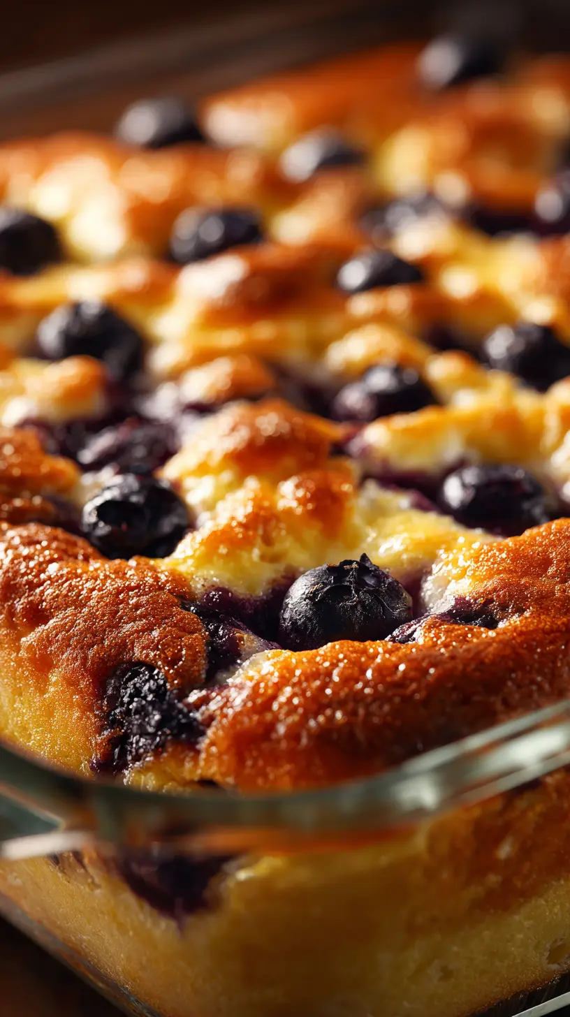 Step-by-step preparation of High-Protein Blueberry Cottage Cheese Breakfast Bake (cottage cheese breakfast bake)