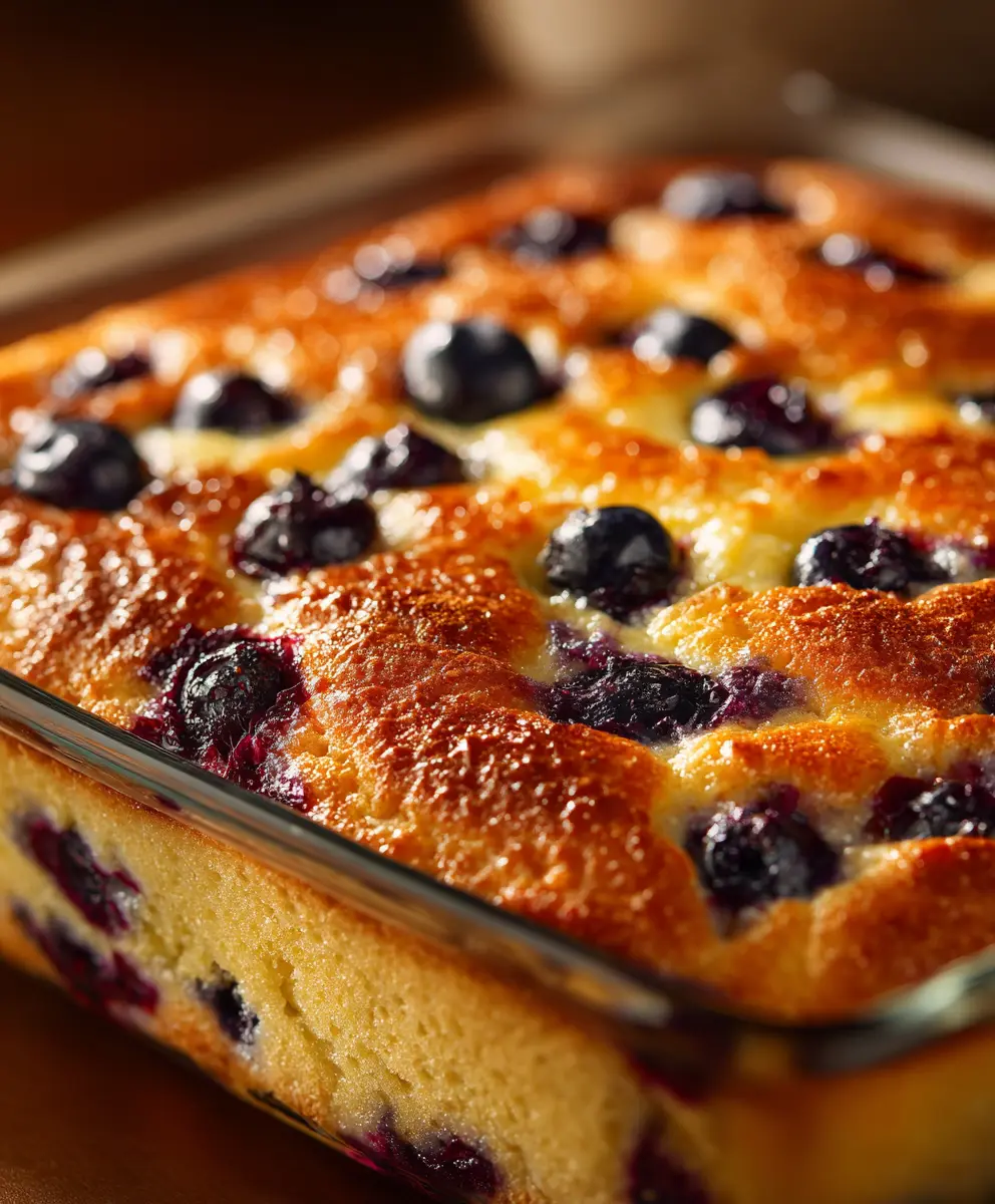 High-Protein Blueberry Cottage Cheese Breakfast Bake — homemade cottage cheese breakfast bake recipe