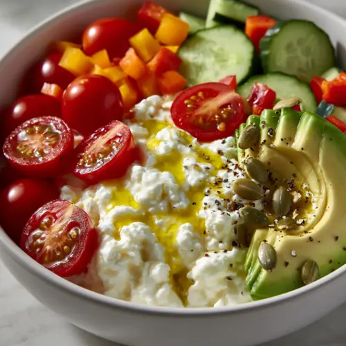 High-Protein Cottage Cheese Power Bowl — homemade High-Protein Cottage Cheese Power Bowl recipe