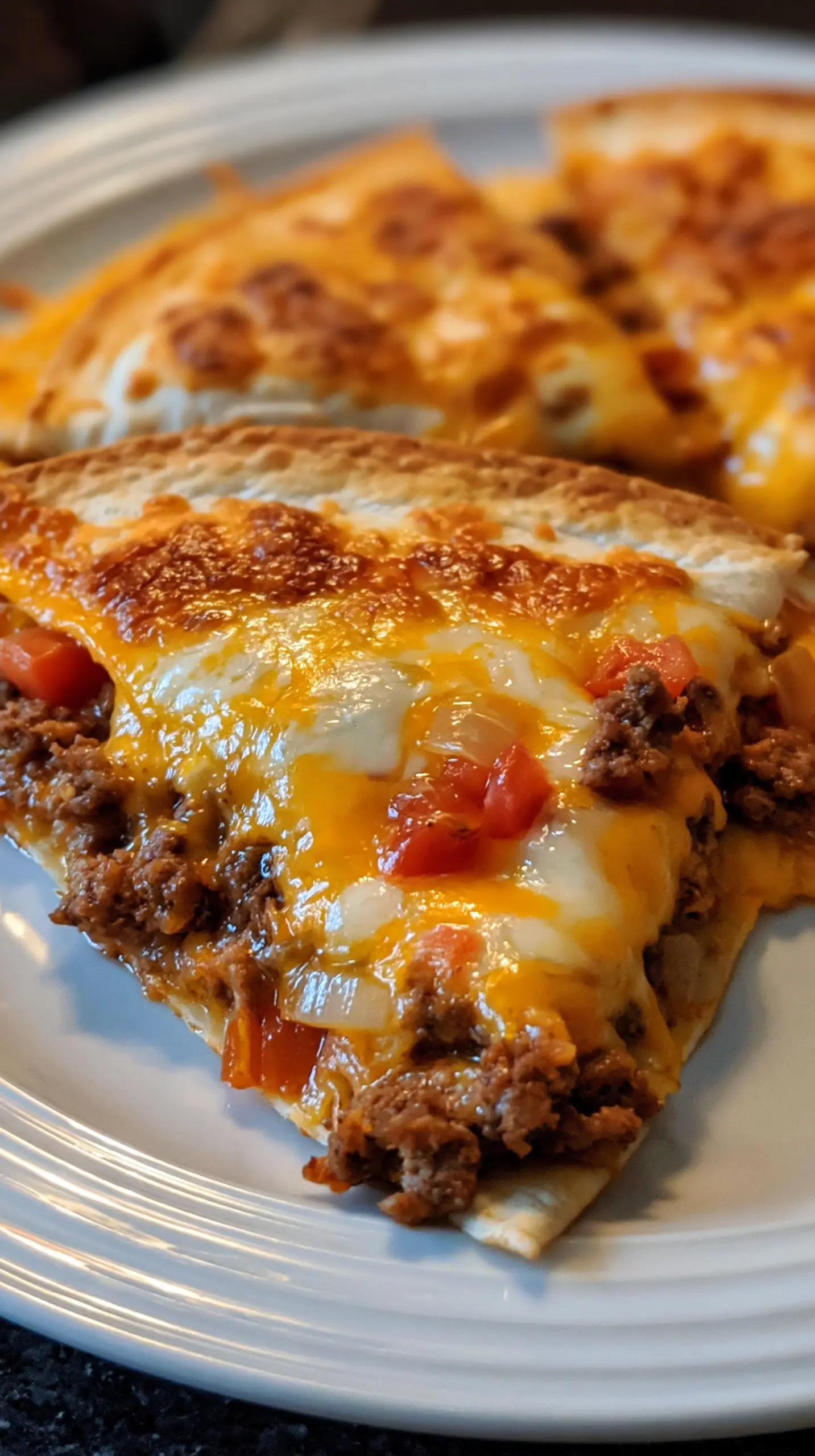 Serving suggestion for Homemade Smashburger Quesadillas (Quick Comfort Food) — Smashburger Quesadillas