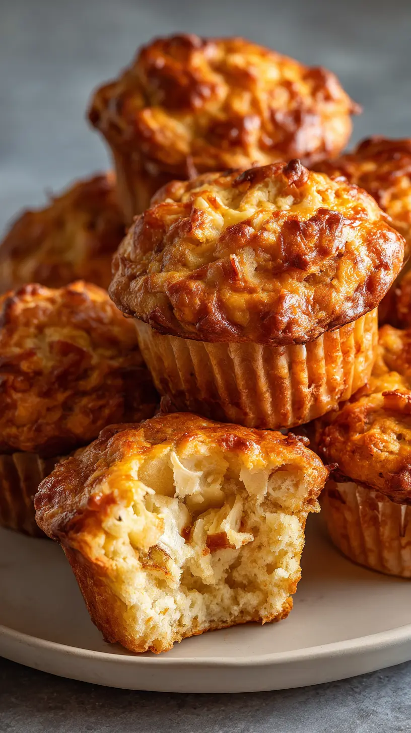 Step-by-step preparation of Irresistible Apple and Cheddar Savory Muffins for Every Meal (apple and cheddar savory muffins)