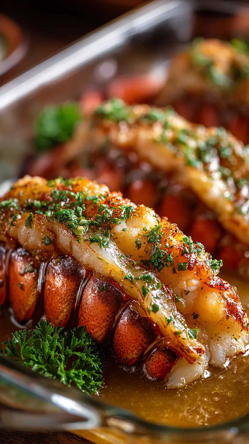 Step-by-step preparation of Irresistible Lobster Tail with Garlic Butter Your New Favorite Dish (lobster tail with garlic but