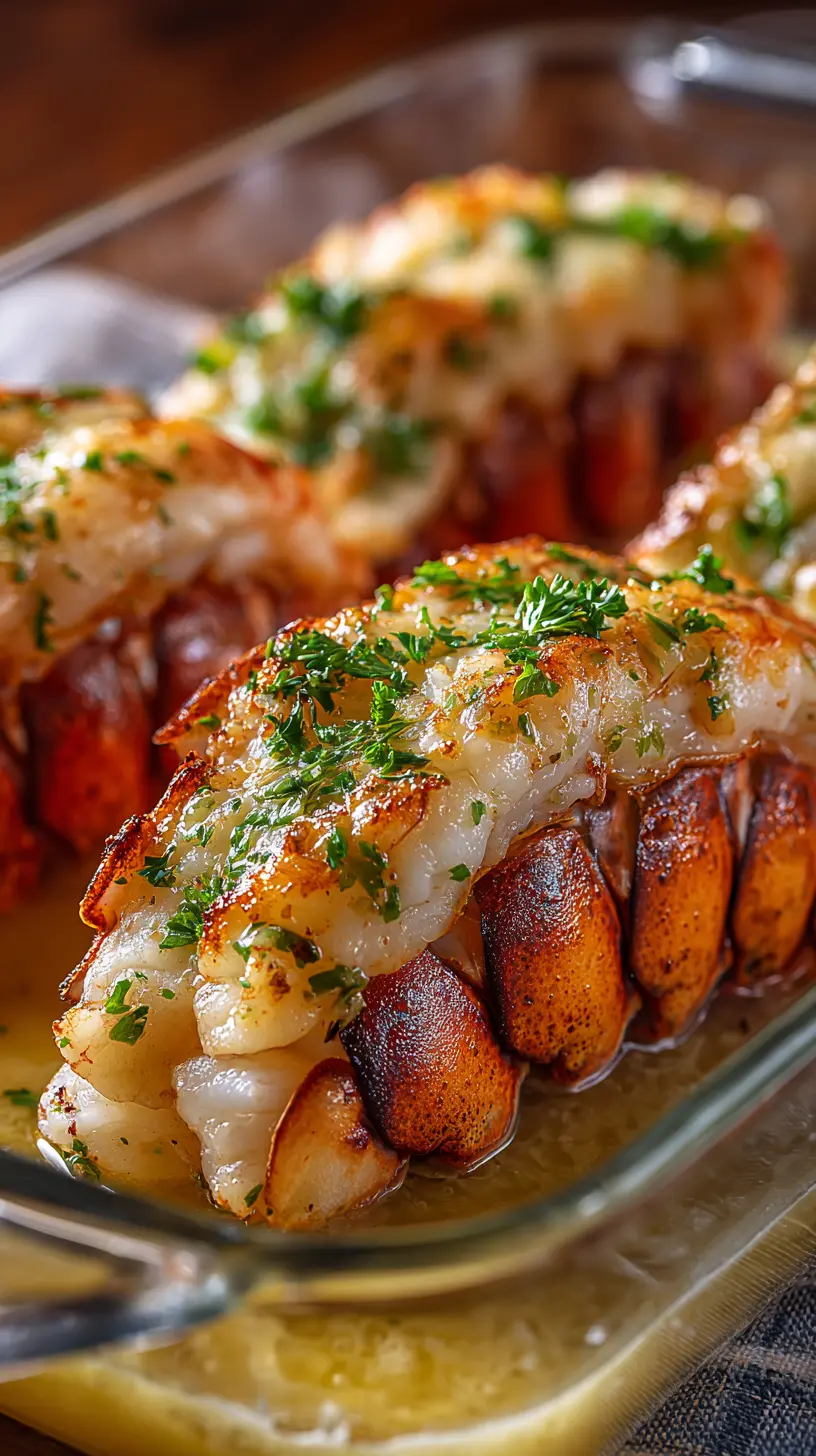 Serving suggestion for Irresistible Lobster Tail with Garlic Butter Your New Favorite Dish — lobster tail with garlic butter