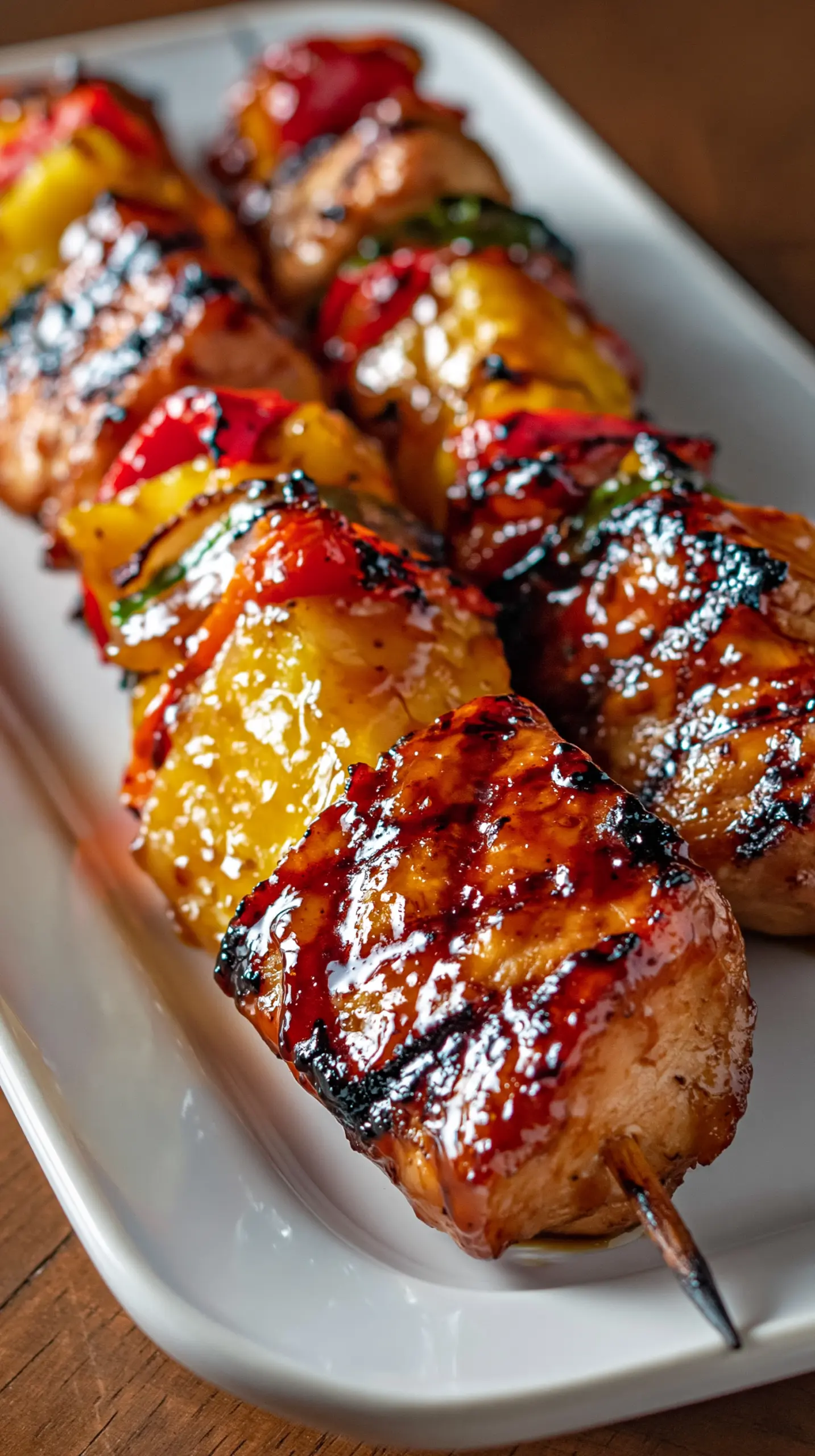 Step-by-step preparation of Juicy Grilled Pineapple Teriyaki Chicken Kabobs (Grilled Pineapple Teriyaki Chicken Kabobs)
