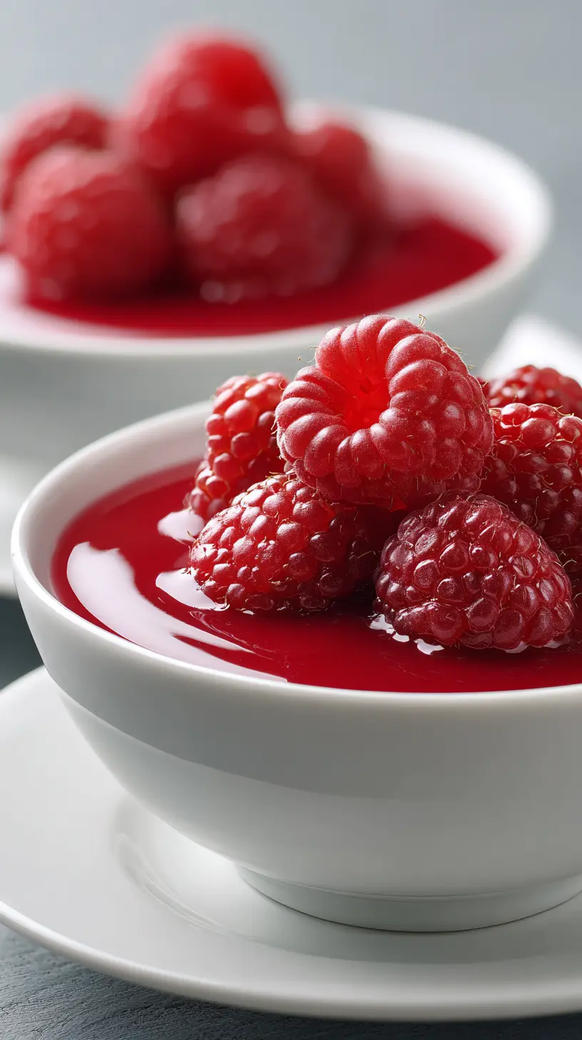 Step-by-step preparation of Low-Calorie Keto Raspberry Gelatin Whips (Keto Raspberry Gelatin Whips)