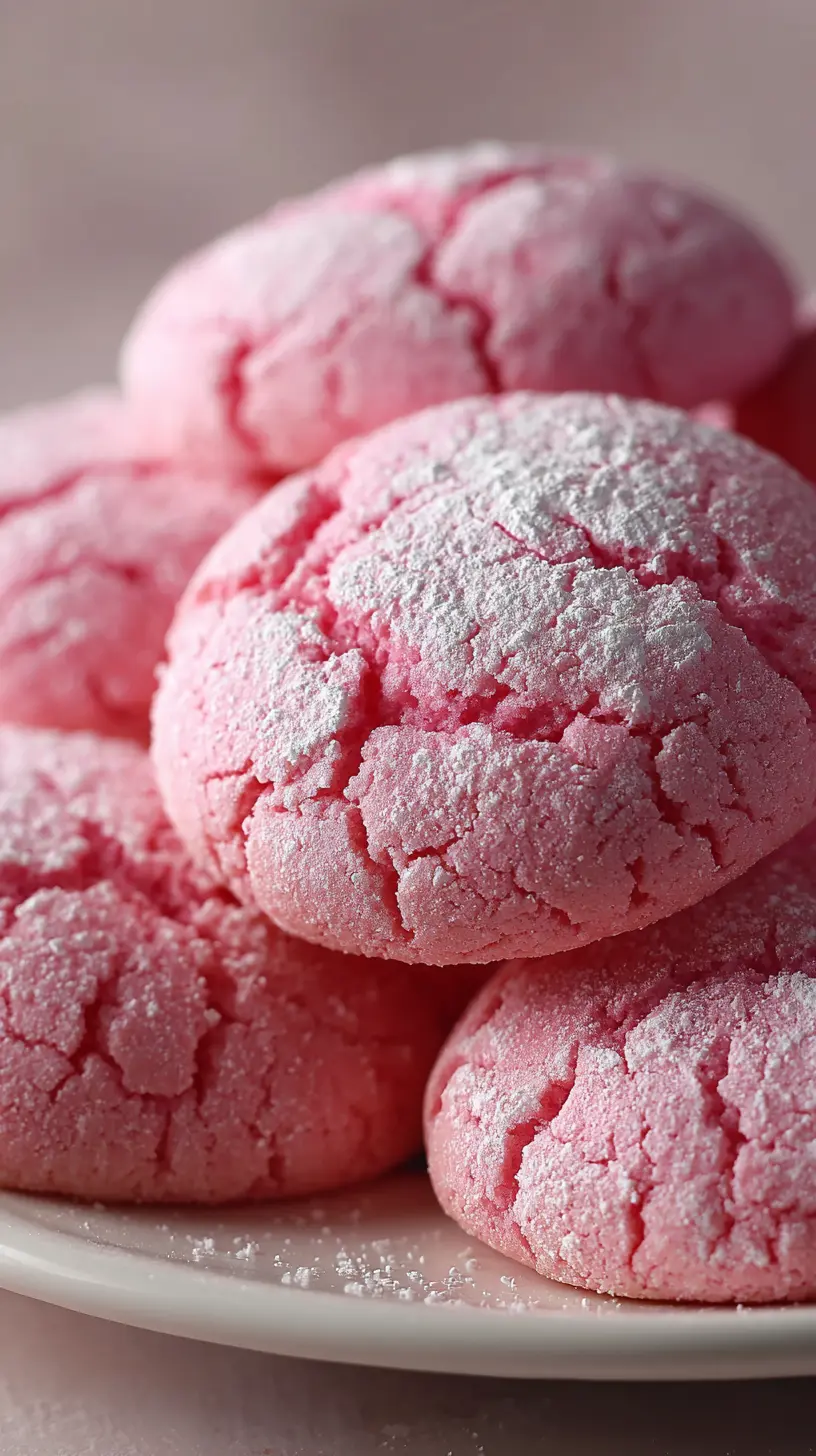 Serving suggestion for Mexican Pink Cookies: Sweet, Soft Treats for Every Occasion — Mexican pink cookies