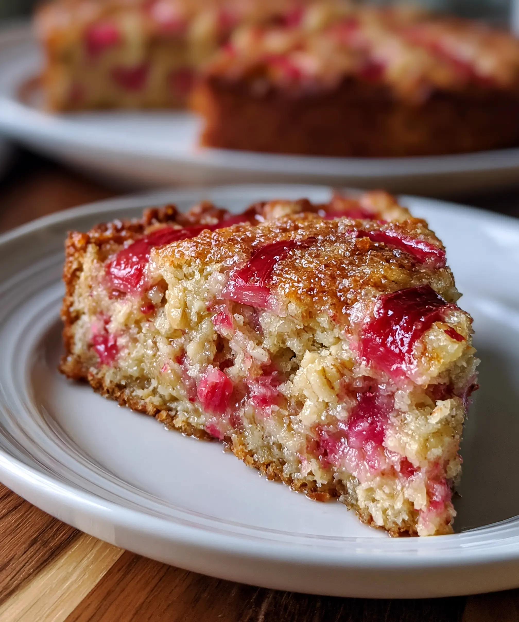 Oat Icelandic Rhubarb Cake — homemade Oat Icelandic Rhubarb Cake recipe
