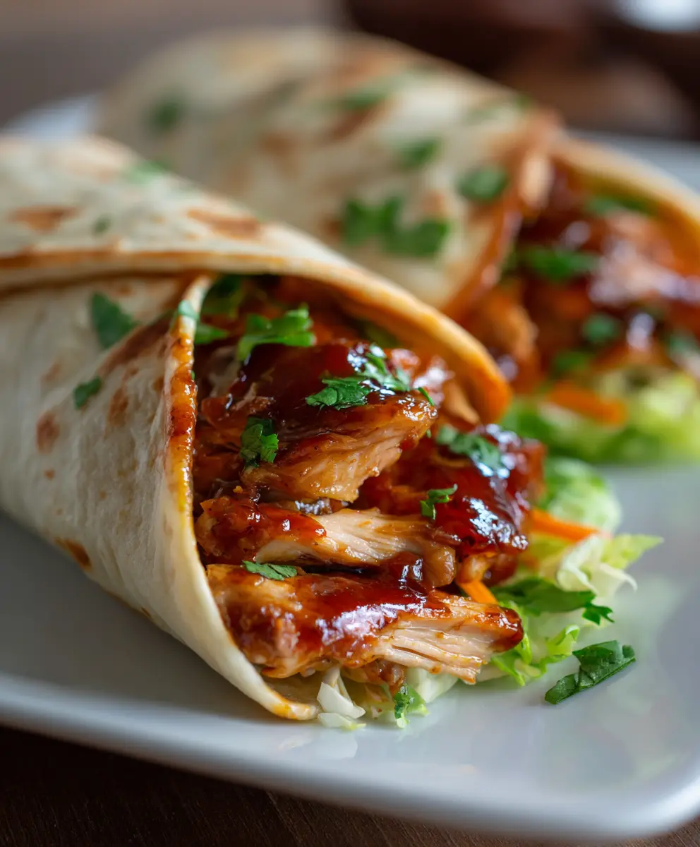 Quick & Easy Sweet Chili Chicken Wraps — homemade sweet chili chicken wraps recipe