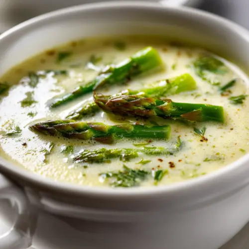 Quick Keto Cream of Asparagus Soup — homemade Keto Cream of Asparagus Soup recipe