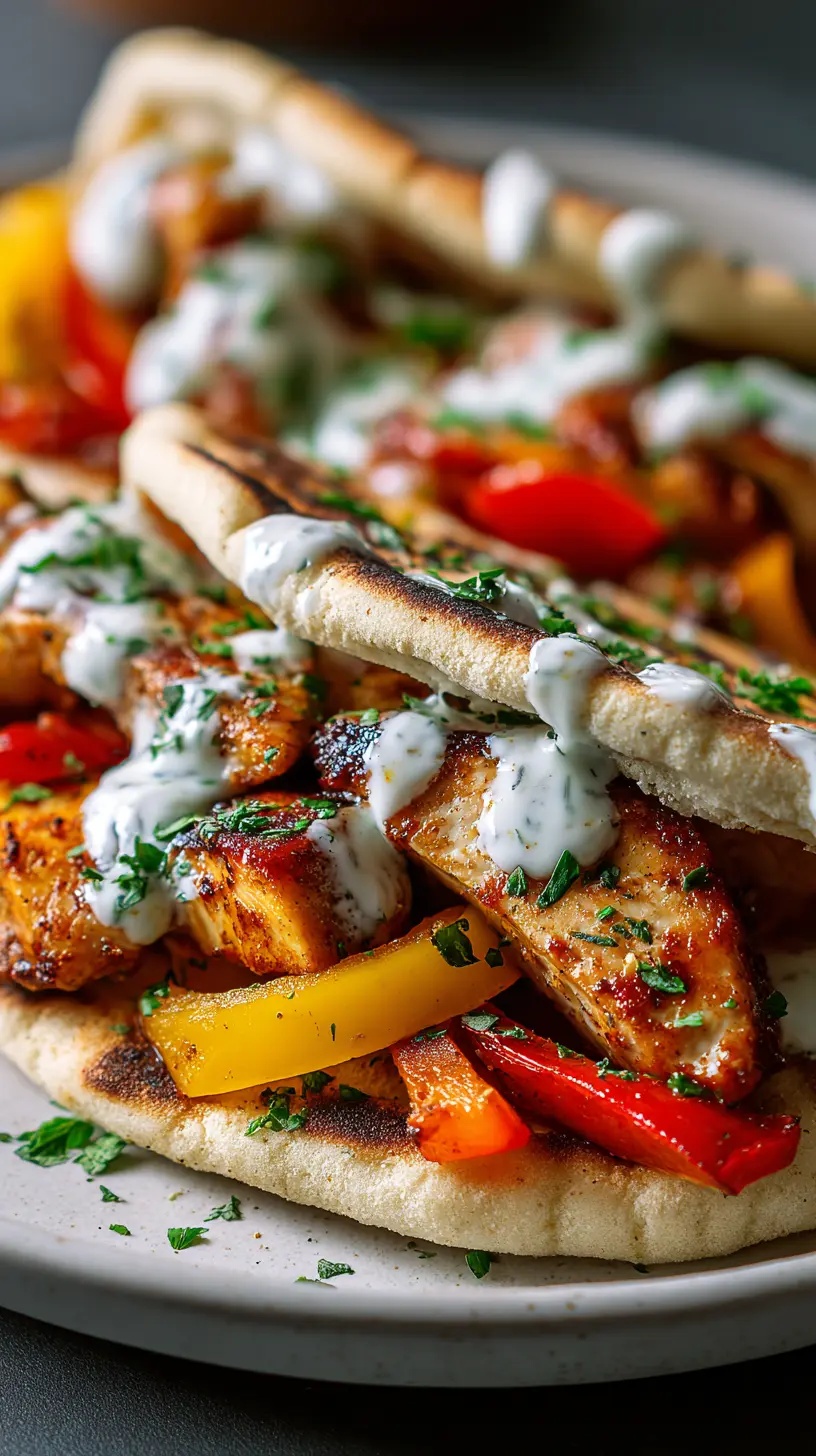 Step-by-step preparation of Sheet Pan Chicken Pitas with Herby Ranch (Sheet Pan Chicken Pitas)