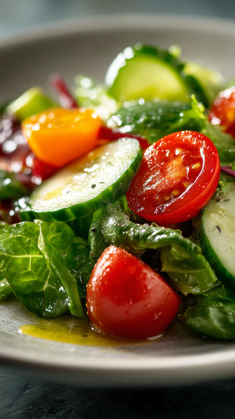 Step-by-step preparation of Simple Fresh Garden Side Salad (fresh garden side salad)