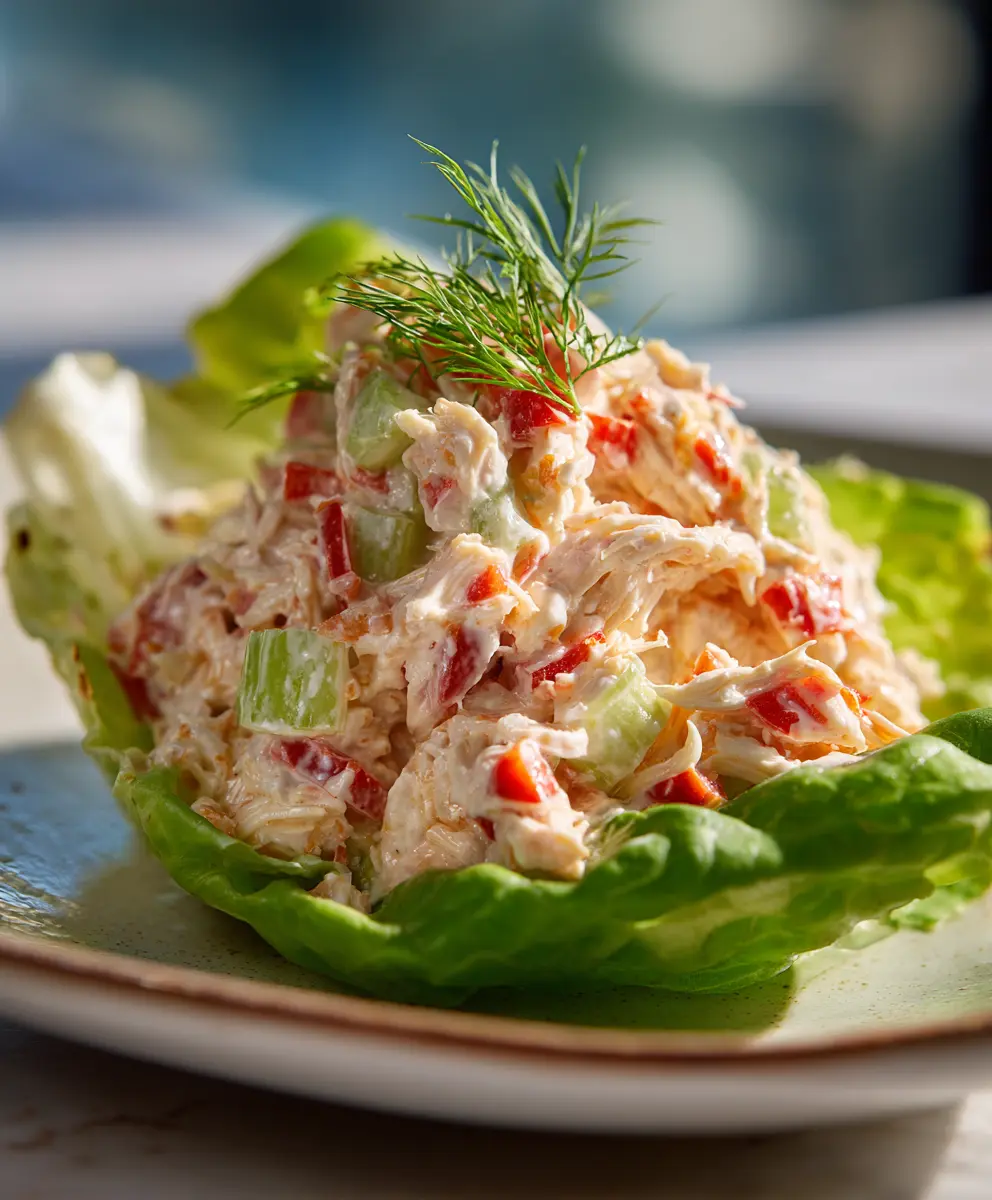 Sweet & Spicy Chili Mayo Chicken Salad — homemade chili mayo chicken salad recipe