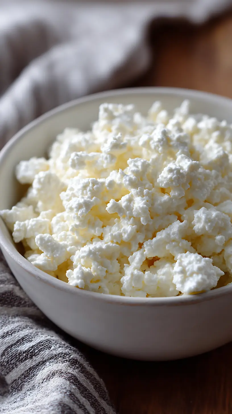 Serving suggestion for The Best Homemade Cottage Cheese — homemade cottage cheese