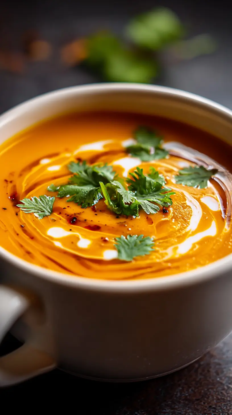 Warm Up with Spicy Miso Carrot Soup: Comfort in a Bowl Step-by-step preparation of Warm Up with Spicy Miso Carrot Soup: Comfort in a Bowl (Spicy Miso Carrot Soup)