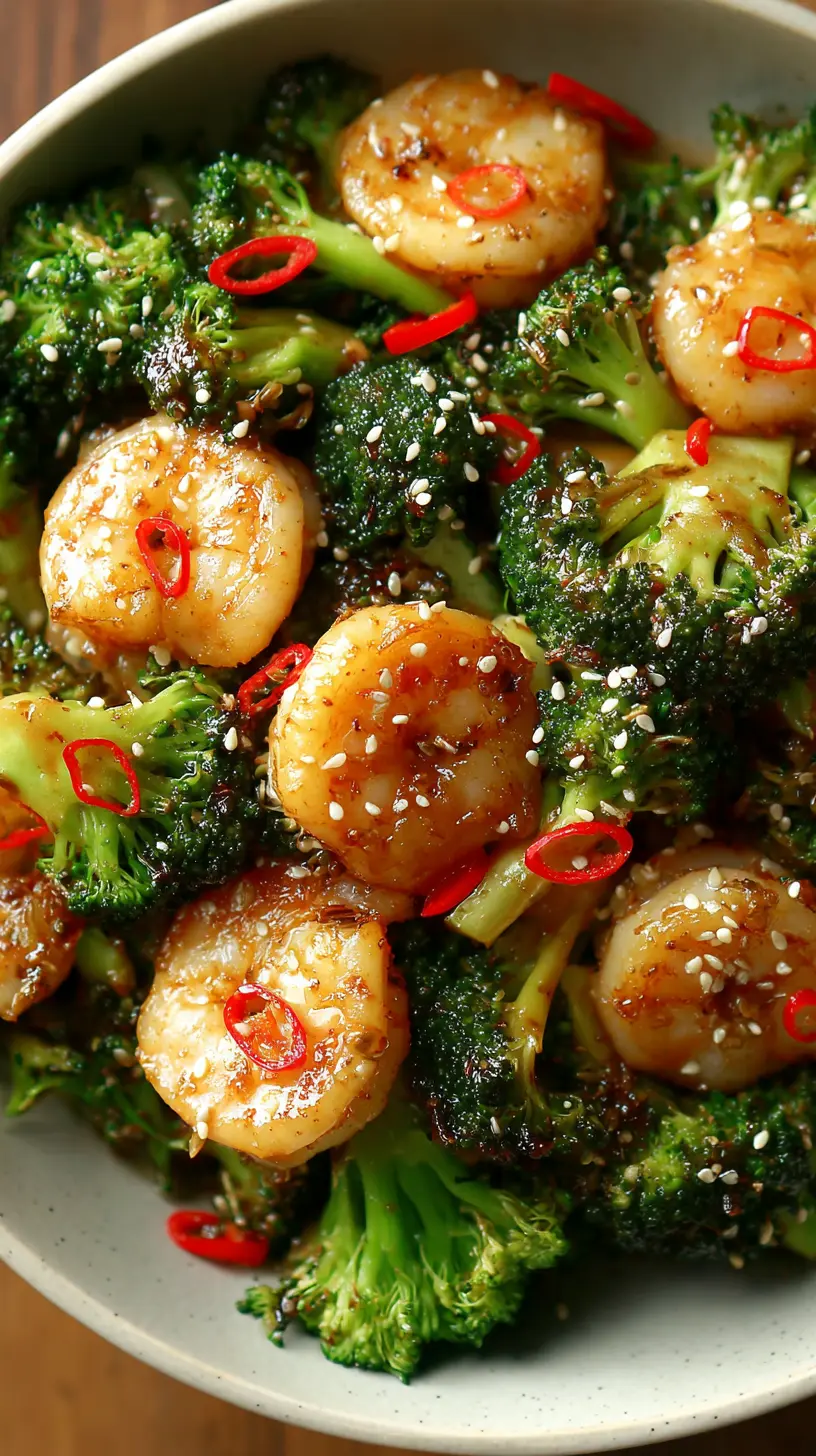15-Minute High Protein Shrimp and Broccoli Stir-Fry Step-by-step preparation of 15-Minute High Protein Shrimp and Broccoli Stir-Fry (shrimp and broccoli stir fry)
