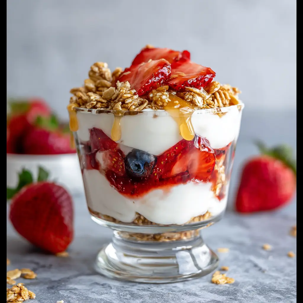 15-Minute Quick High Protein Greek Yogurt Parfaits — homemade high protein greek yogurt parfaits recipe