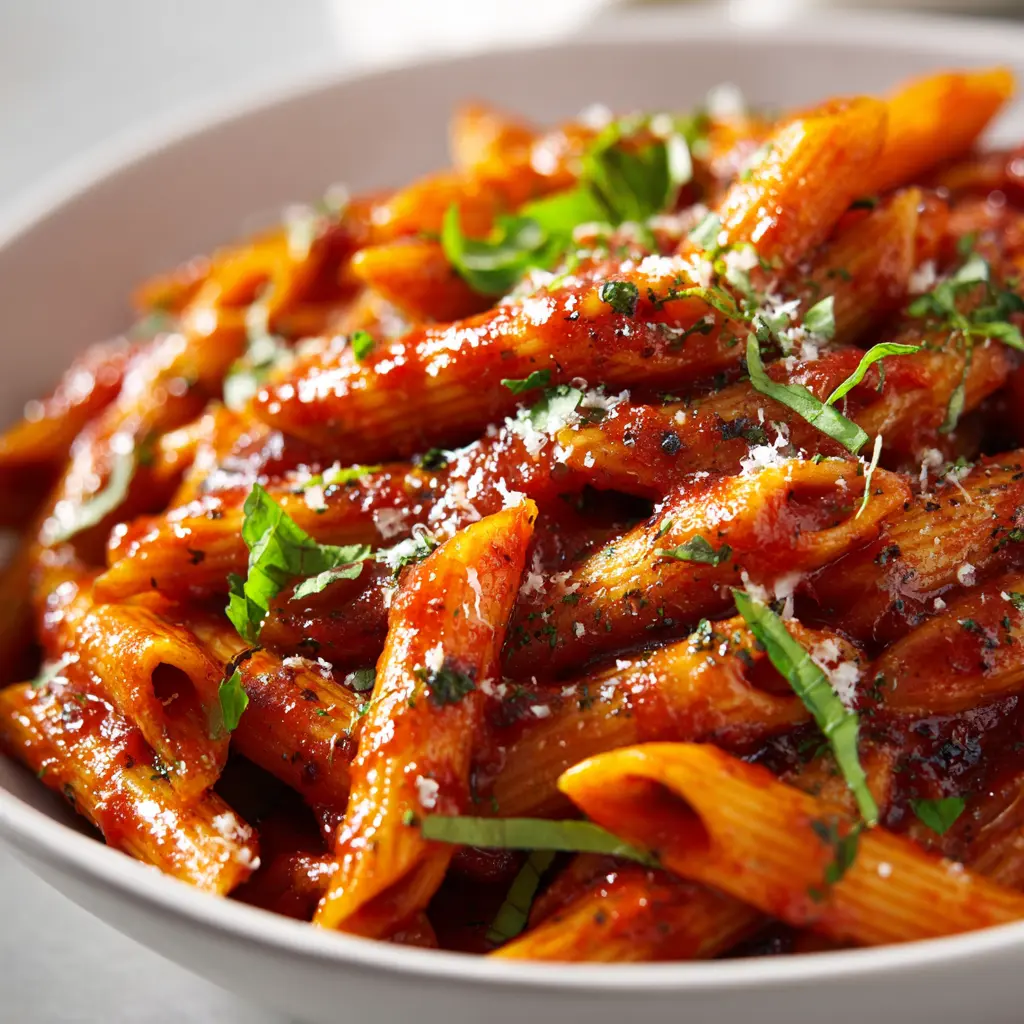 20-Minute High Protein Lentil Pasta with Marinara — homemade high protein lentil pasta recipe