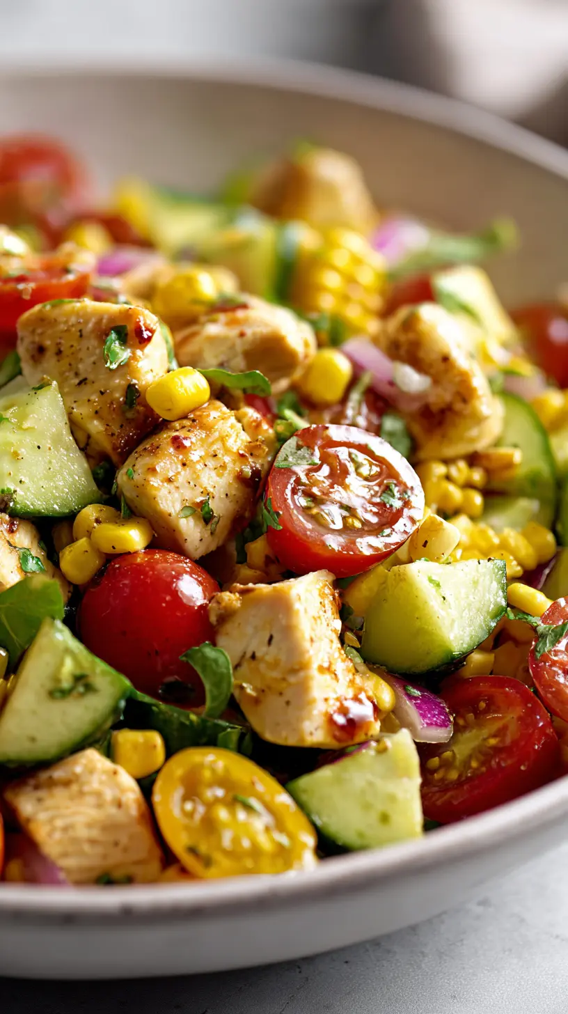 Step-by-step preparation of 20-Minute Summer Harvest Chopped Chicken Salad (chopped chicken salad)