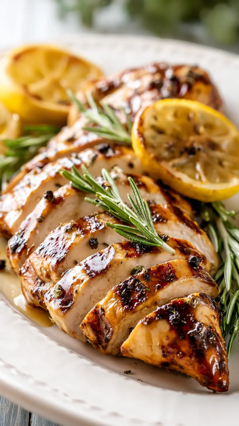 Easy Low Calorie Lemon Herb Grilled Chicken Step-by-step preparation of Easy Low Calorie Lemon Herb Grilled Chicken (low calorie lemon herb grilled chicken)