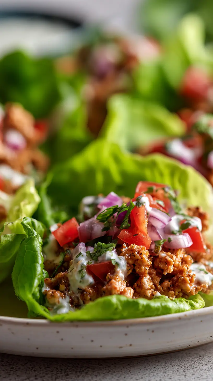 Step-by-step preparation of Healthy 20-Minute Turkey Burger Lettuce Wraps (turkey burger lettuce wraps)