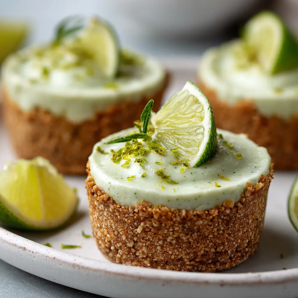 Healthy No-Bake Key Lime Pie Protein Cups — homemade Key Lime Pie Protein Cups recipe