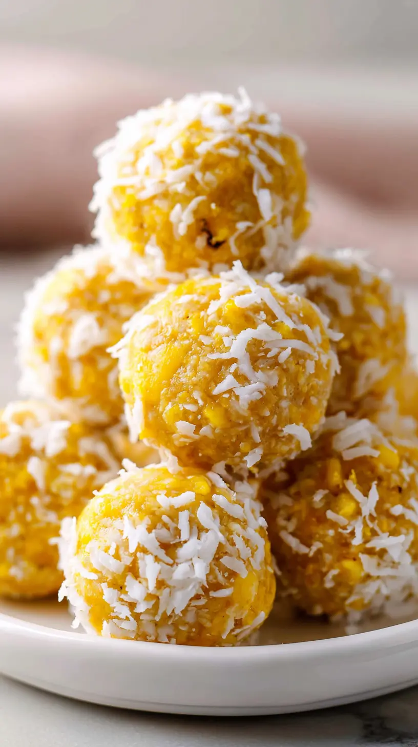 Step-by-step preparation of Healthy No Bake Mango Coconut Protein Bites (no bake mango coconut protein bites)