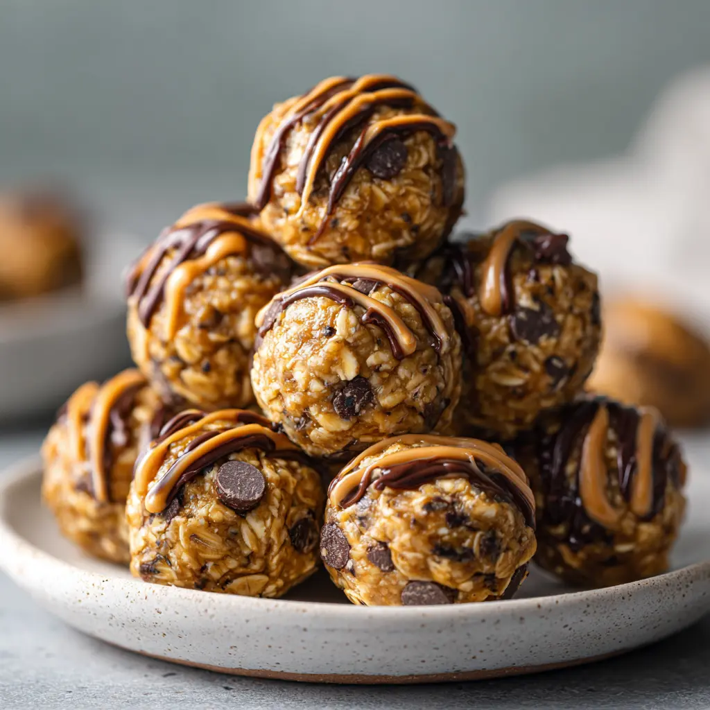 Healthy No-Bake Peanut Butter Protein Bites — homemade peanut butter protein bites recipe