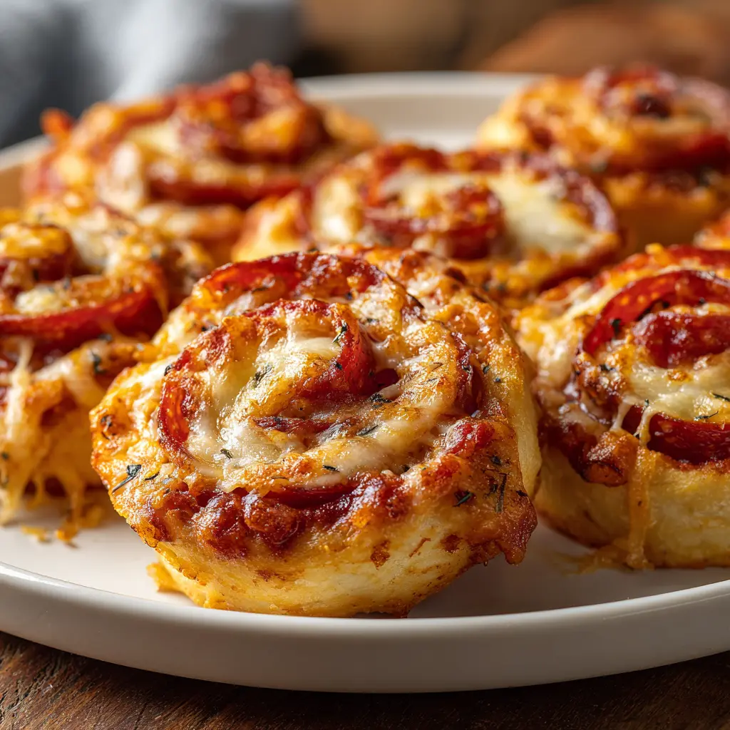 High Protein Pepperoni Pizza Rolls — homemade high protein pepperoni pizza rolls recipe