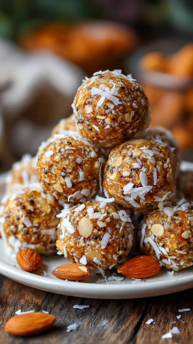 No-Bake Healthy Coconut Almond Energy Bites Step-by-step preparation of No-Bake Healthy Coconut Almond Energy Bites (coconut almond energy bites)