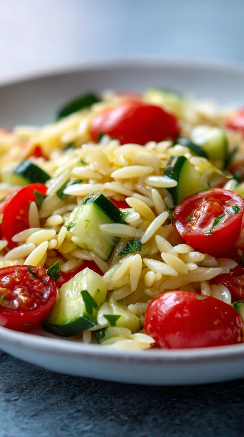 Orzo Salad Recipe Serving suggestion for Orzo Salad Recipe — orzo salad recipe