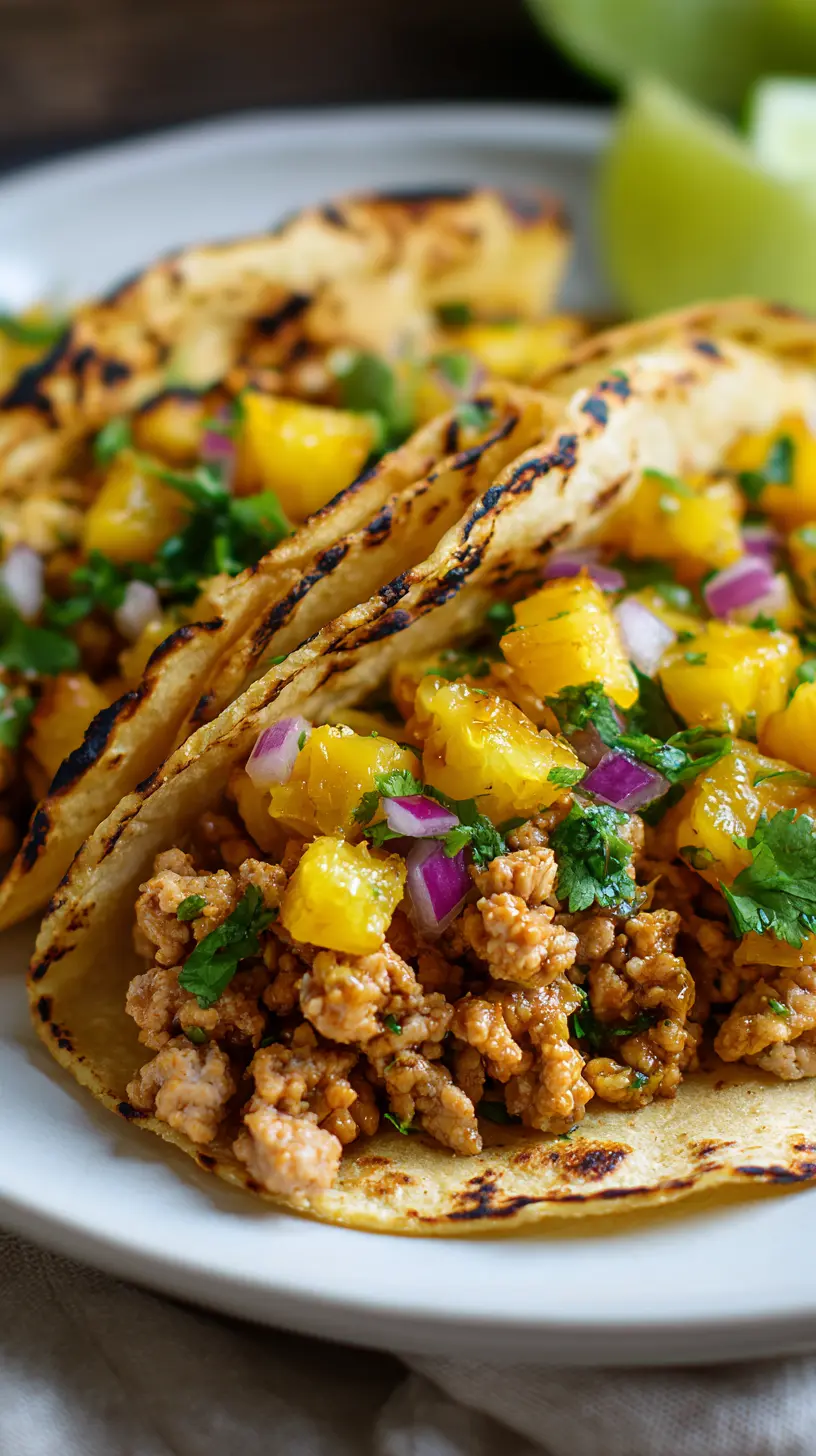 Pineapple Turkey Tacos Step-by-step preparation of Pineapple Turkey Tacos (Pineapple Turkey Tacos)