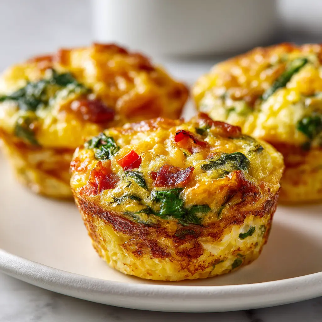 Quick High Protein Breakfast Egg Muffins — homemade high protein egg muffins recipe