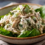 Quick High Protein Greek Yogurt Chicken Salad — homemade high protein Greek yogurt chicken salad recipe