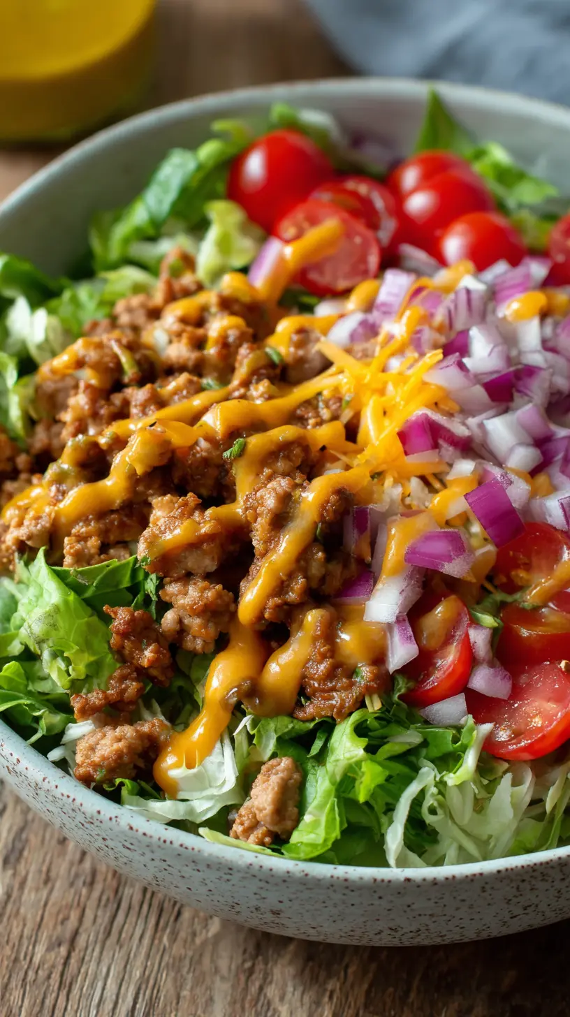 Quick Low Calorie Turkey Burger Bowls Serving suggestion for Quick Low Calorie Turkey Burger Bowls — low calorie turkey burger bowls