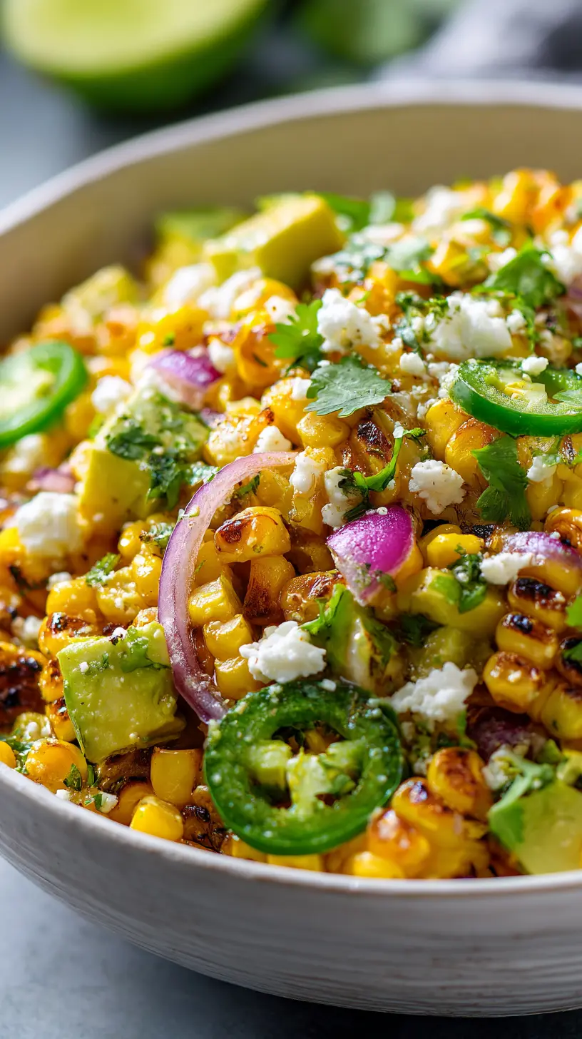Step-by-step preparation of Summer Corn Salad with Avocado (Summer Corn Salad with Avocado)