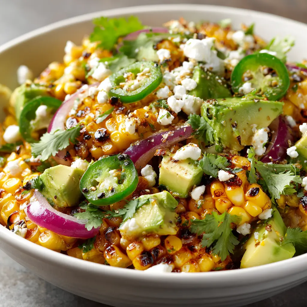 Summer Corn Salad with Avocado — homemade Summer Corn Salad with Avocado recipe
