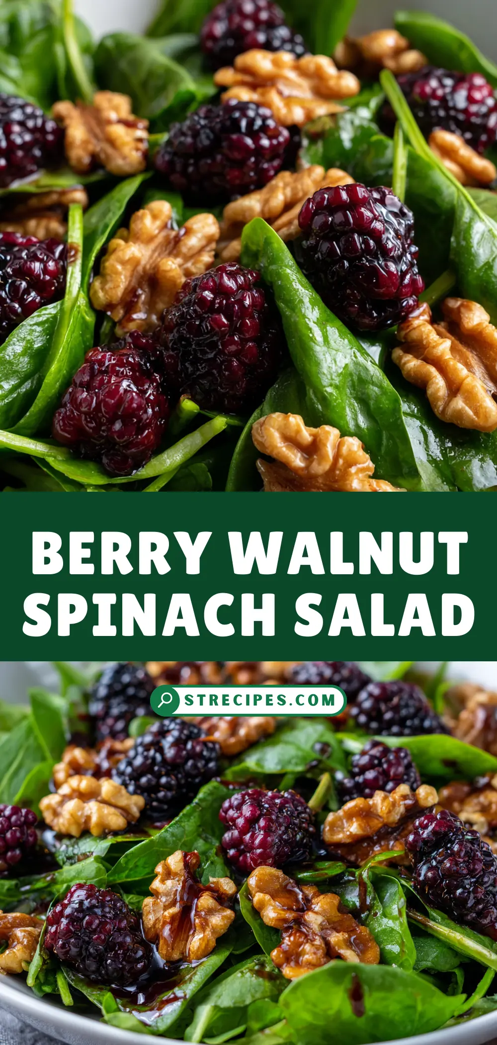 Berry Walnut Spinach Salad Berry Walnut Spinach Salad — homemade Berry Walnut Spinach Salad recipe