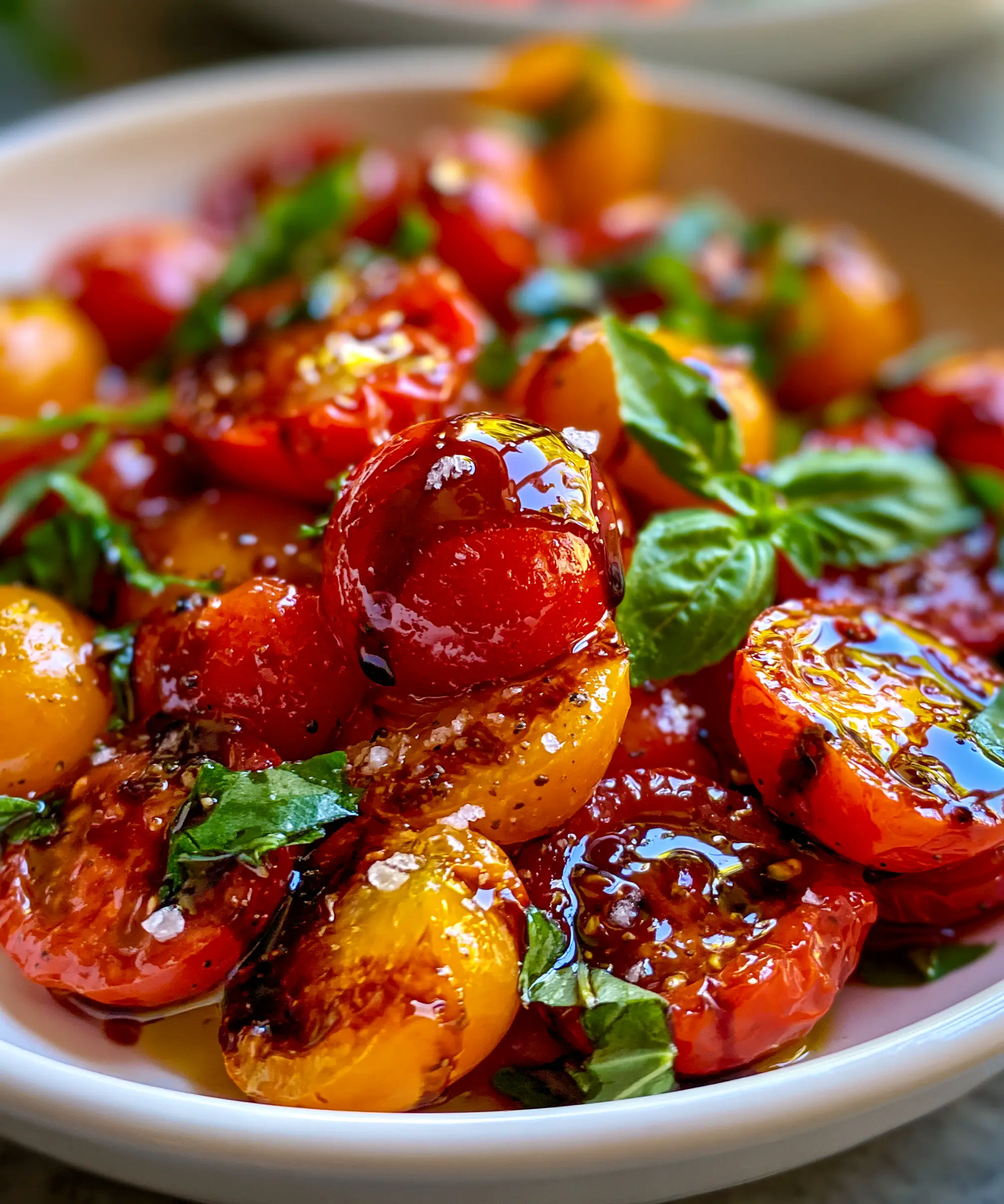 Best Ever Cherry Tomato Salad — homemade cherry tomato salad recipe