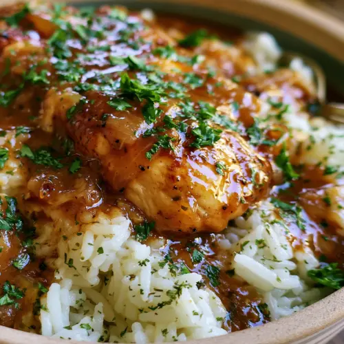 Best Smothered Chicken Rice — homemade smothered chicken rice recipe