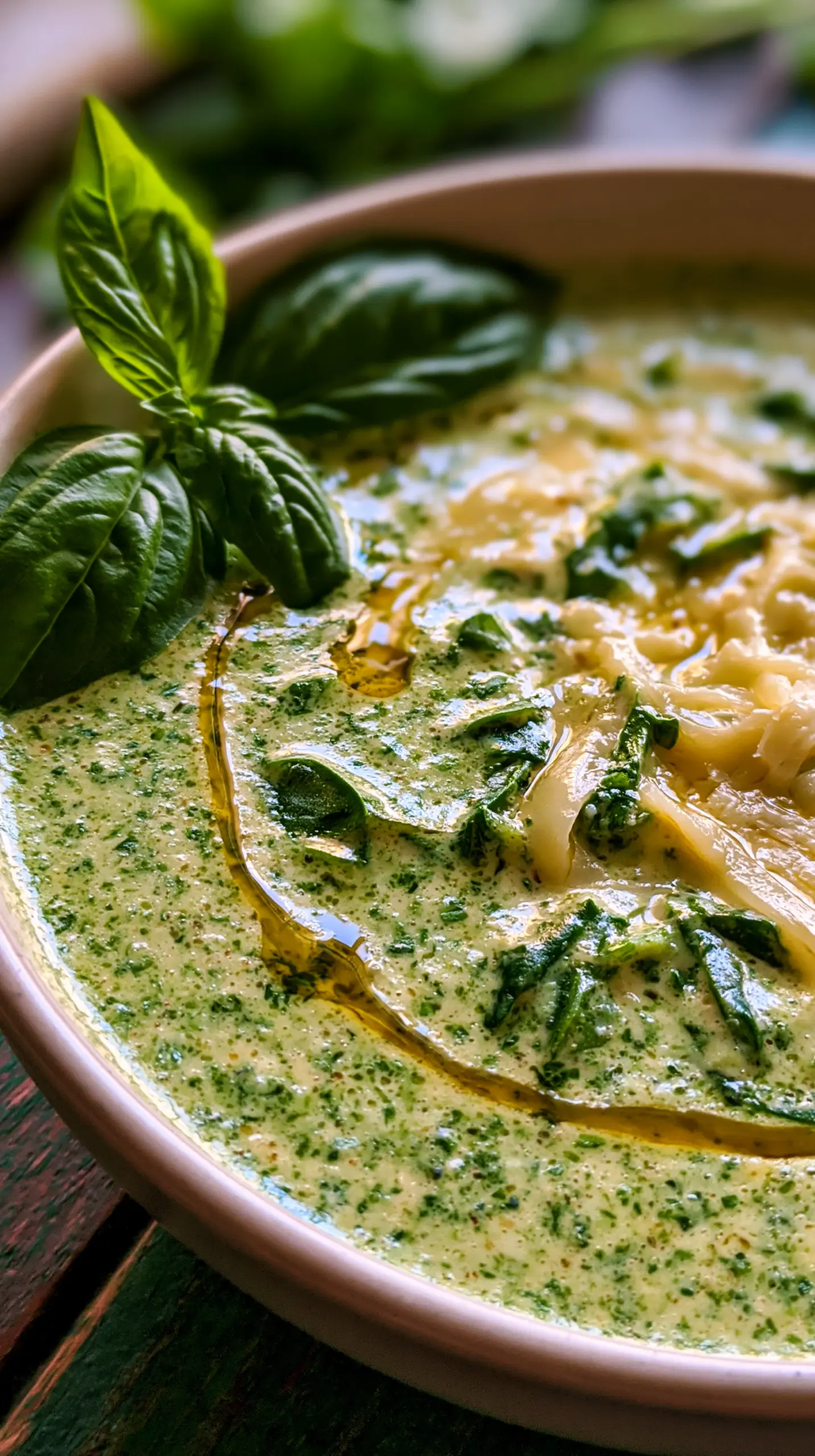Creamy Basil Parmesan Italian Soup Step-by-step preparation of Creamy Basil Parmesan Italian Soup (Creamy Basil Parmesan Italian Soup)